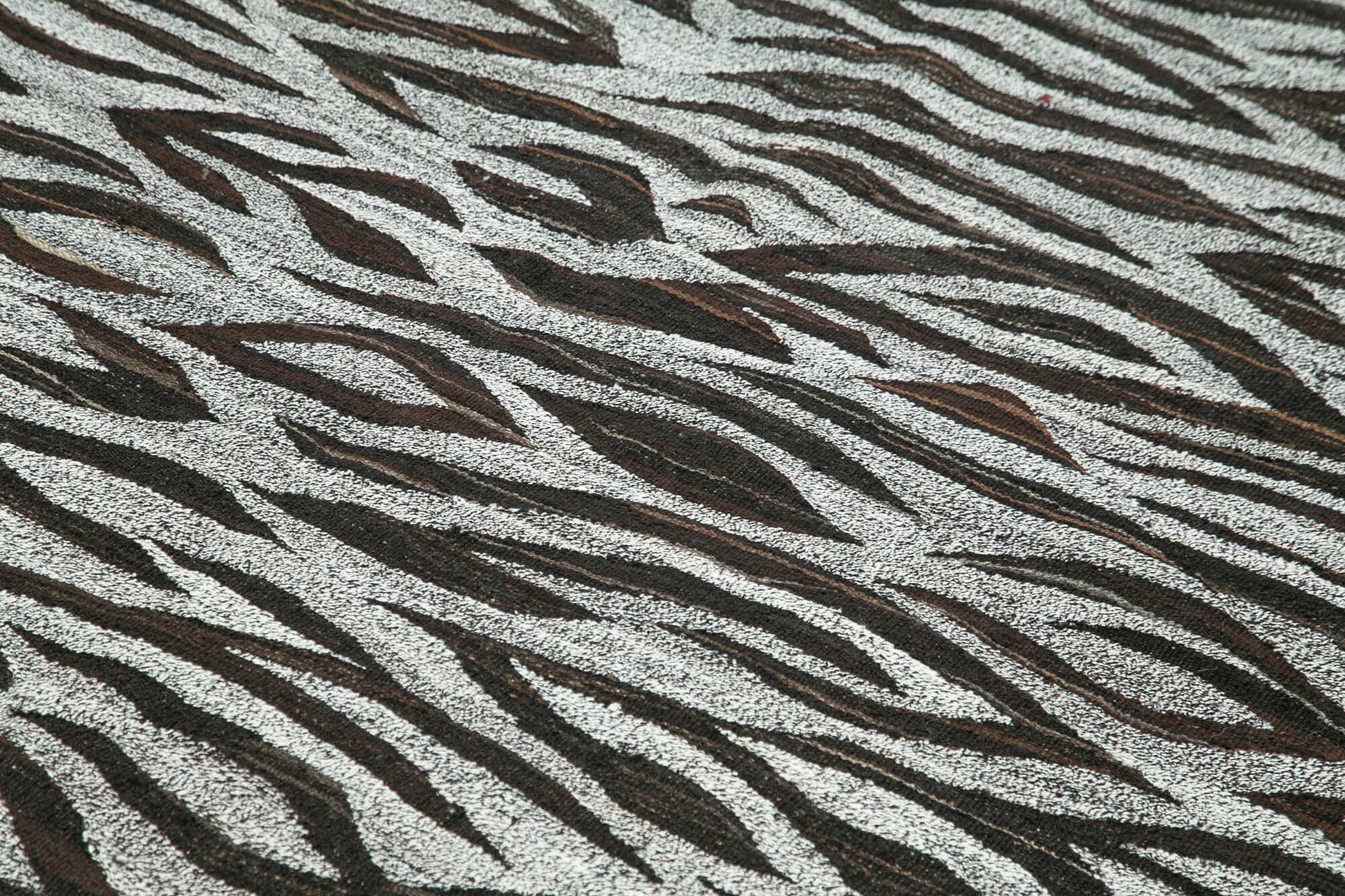 Scrap Turuncu Geometrik Pamuk Yün El Dokuma Halısı 250x307 Agacan