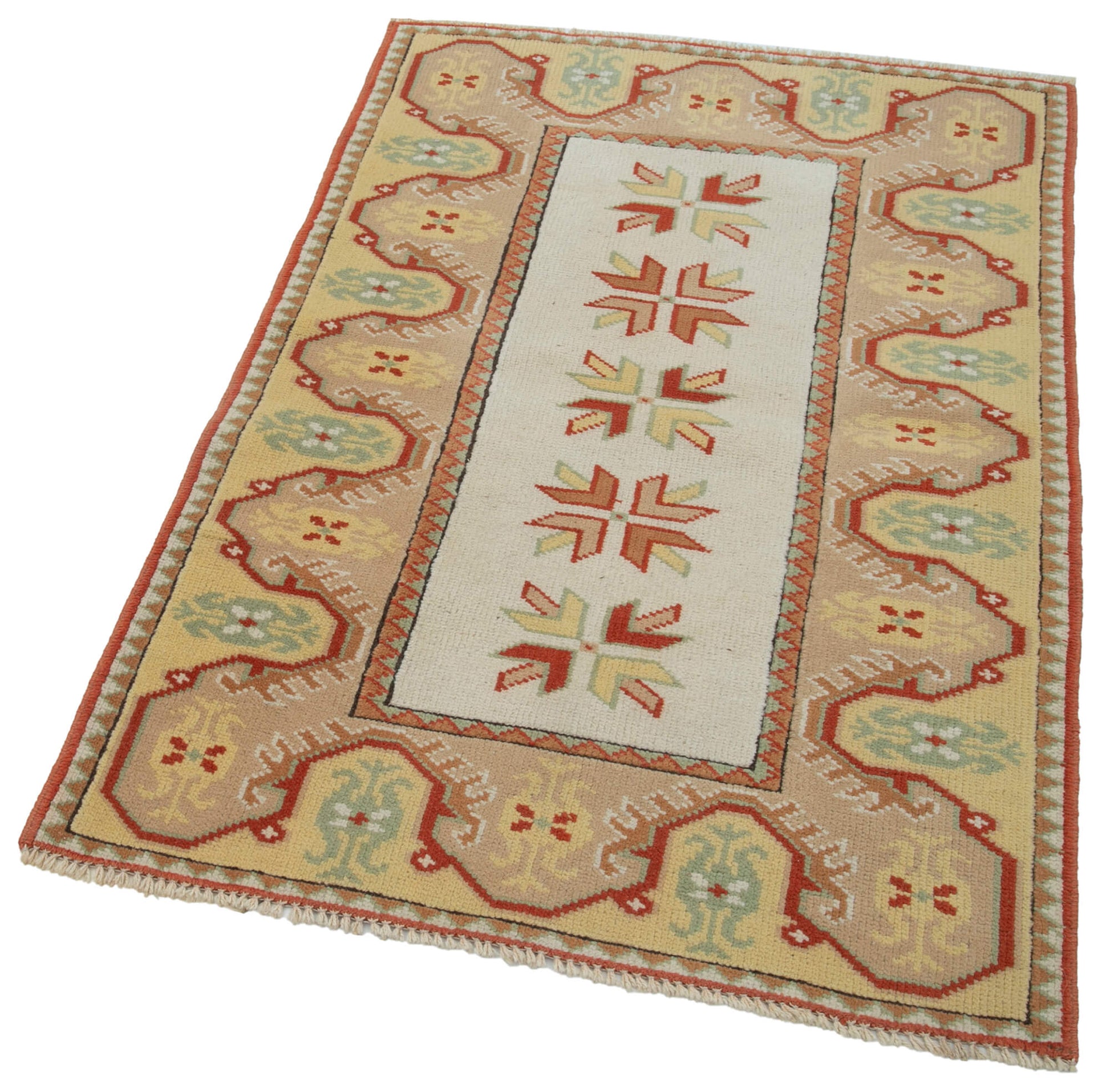 Tebriz Siyah Klasik Pamuk Yün El Dokuma Halısı 84x128 Agacan