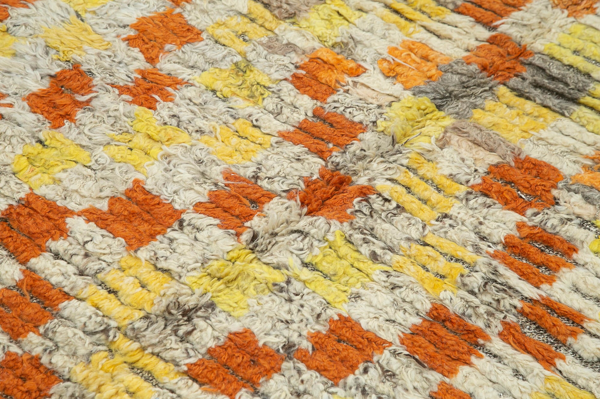 PonponYeşil Geometrik Pamuk Yün El Dokuma Halısı 175x226 Agacan