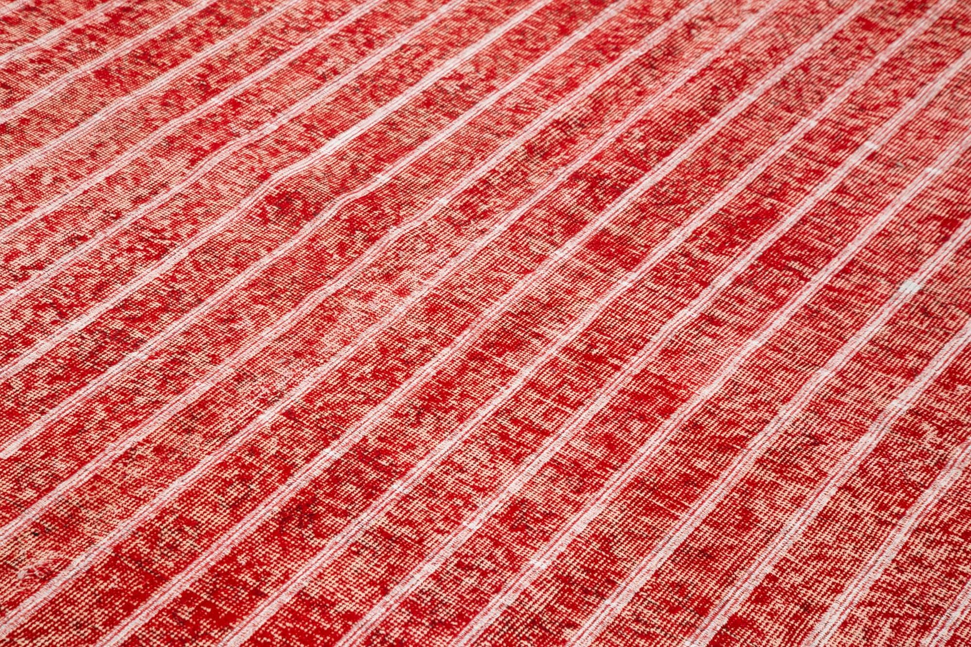 Geometric Carpet Kırmızı Geometrik Pamuk Yün El Dokuma Halısı 212x310 Agacan