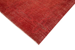 Geometric Carpet Kırmızı Geometrik Pamuk Yün El Dokuma Halısı 200x290 Agacan