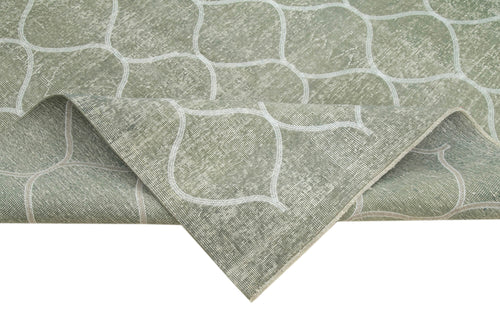 Geometric Carpet Gri Geometrik Pamuk Yün El Dokuma Halısı 189x299 Agacan