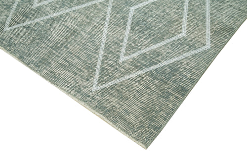 Geometric Carpet Gri Geometrik Pamuk Yün El Dokuma Halısı 150x253 Agacan