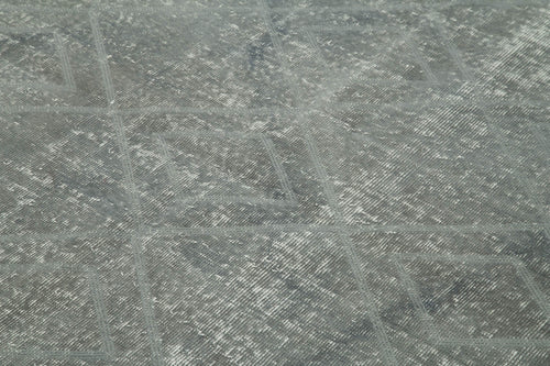 Geometric Carpet Gri Geometrik Pamuk Yün El Dokuma Halısı 153x208 Agacan