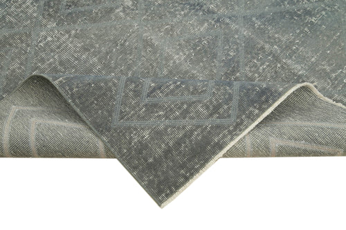 Geometric Carpet Gri Geometrik Pamuk Yün El Dokuma Halısı 153x208 Agacan