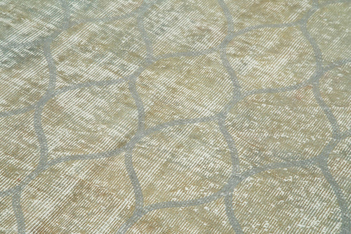 Geometric Carpet Mavi Geometrik Pamuk Yün El Dokuma Halısı 155x236 Agacan