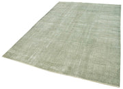 Geometric Carpet Gri Geometrik Pamuk Yün El Dokuma Halısı 190x290 Agacan