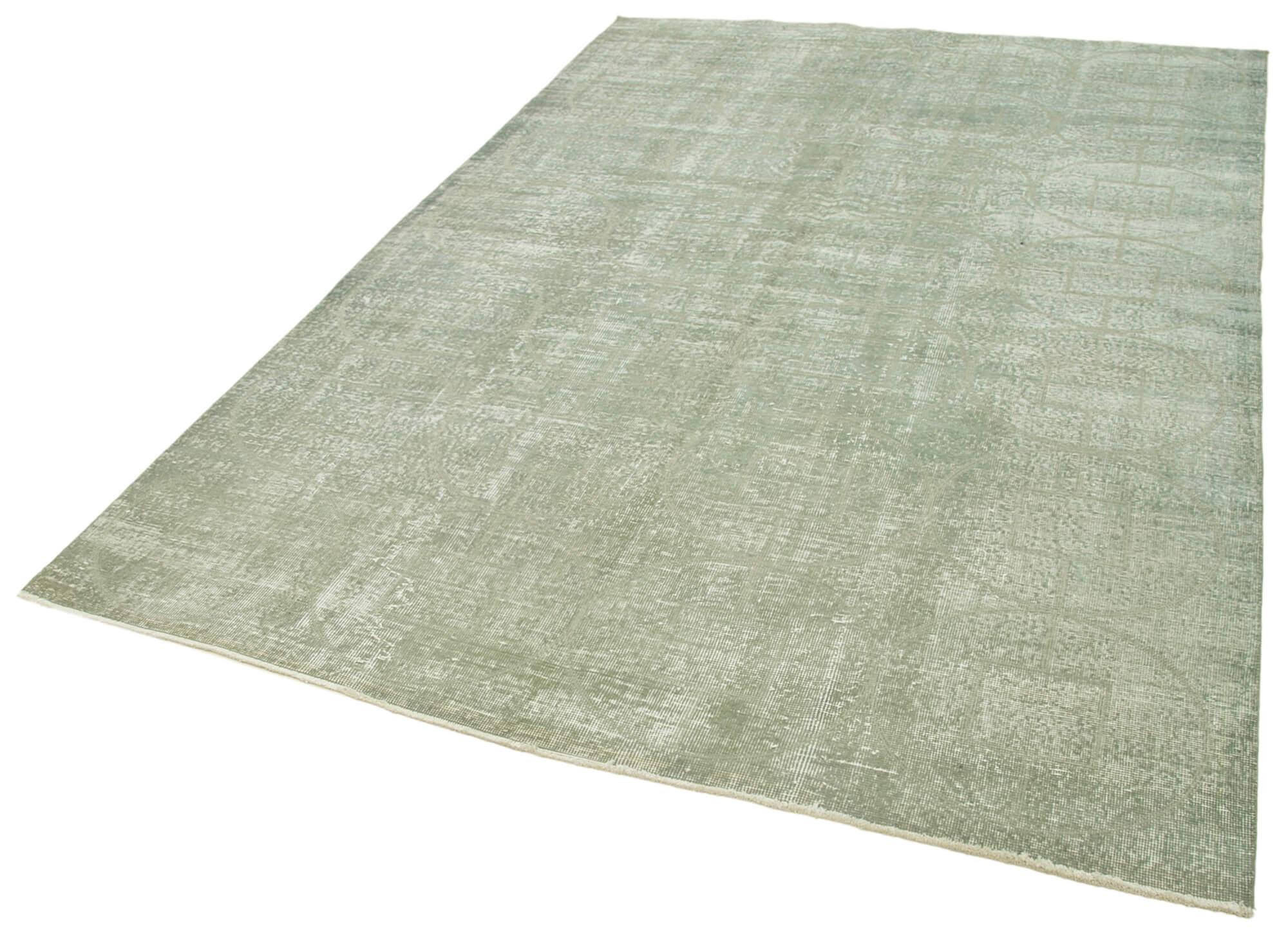 Geometric Carpet Gri Geometrik Pamuk Yün El Dokuma Halısı 190x290 Agacan