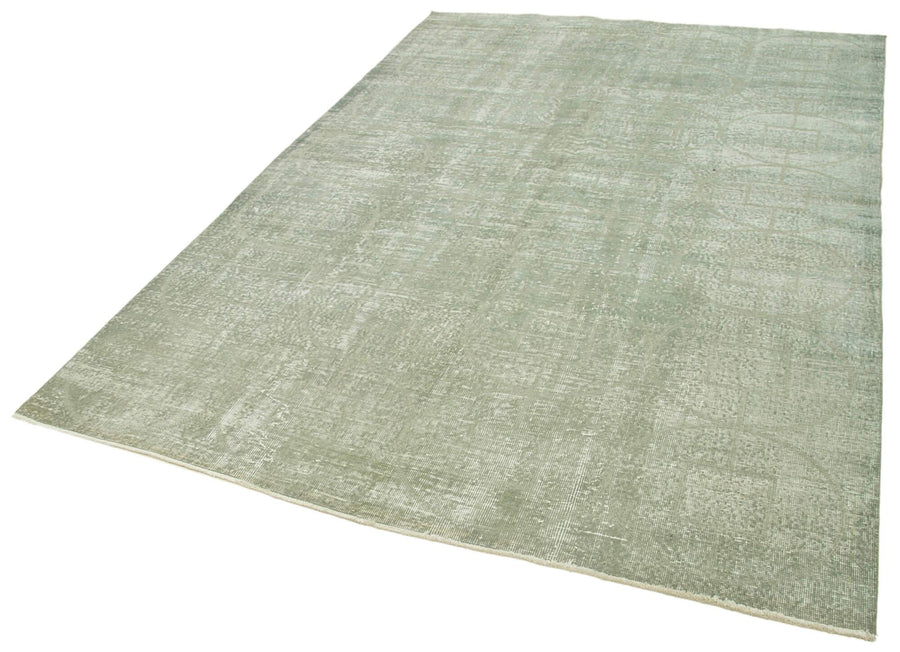 Geometric Carpet Gri Geometrik Pamuk Yün El Dokuma Halısı 190x290 Agacan