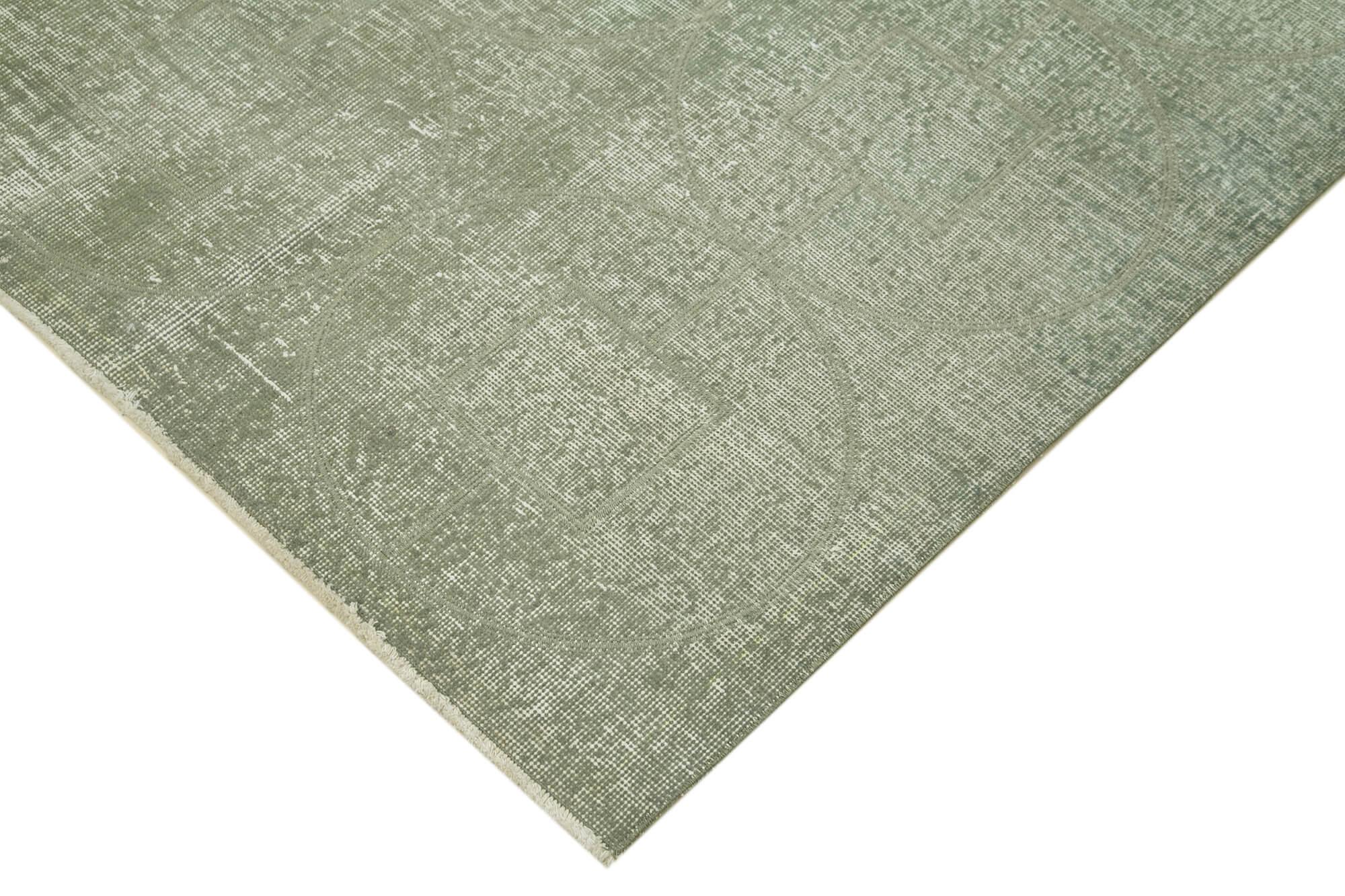 Geometric Carpet Gri Geometrik Pamuk Yün El Dokuma Halısı 190x290 Agacan