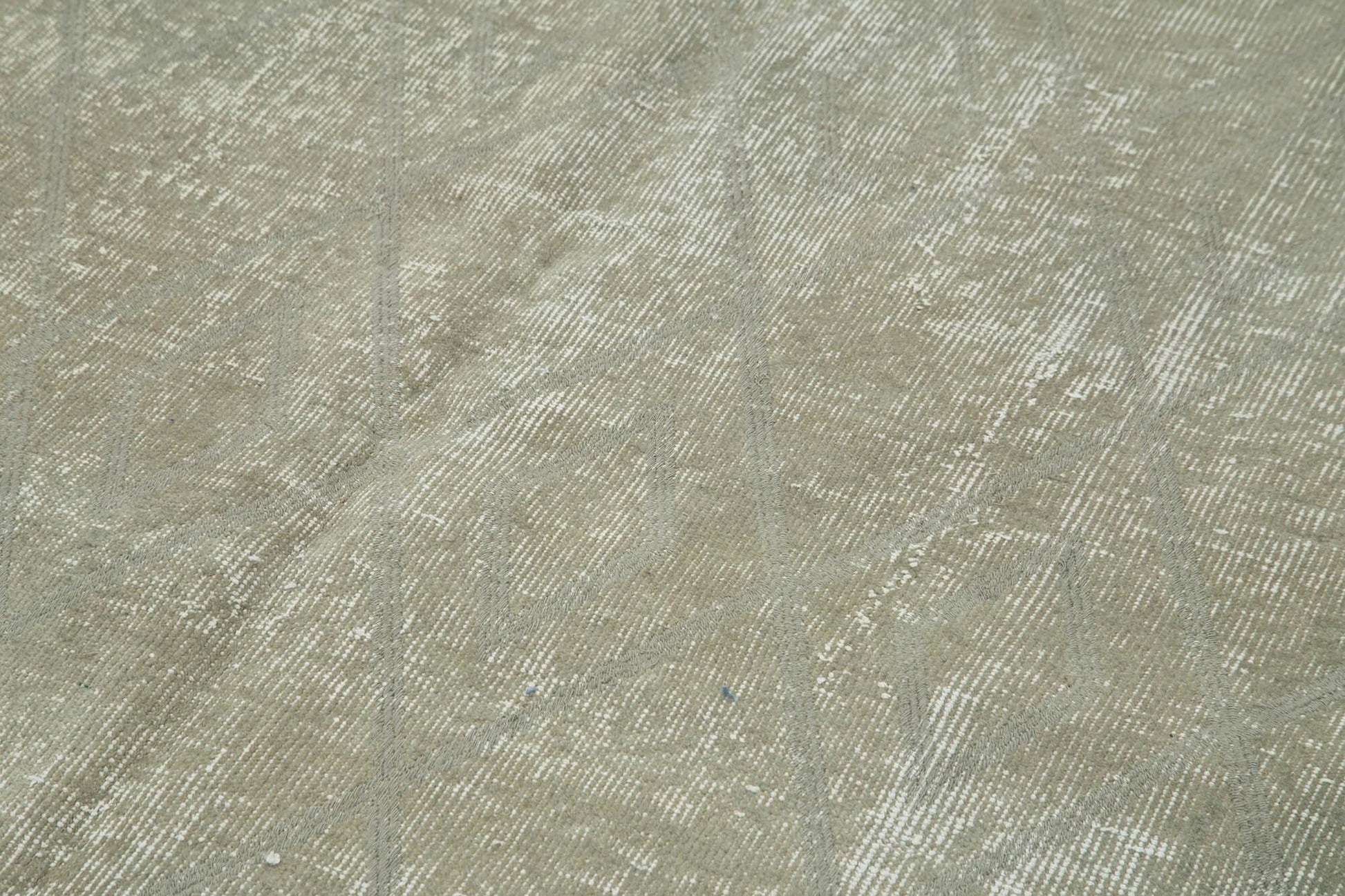 Geometric Carpet Gri Geometrik Pamuk Yün El Dokuma Halısı 152x250 Agacan