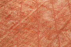 Geometric Carpet Turuncu Geometrik Pamuk Yün El Dokuma Halısı 160x264 Agacan