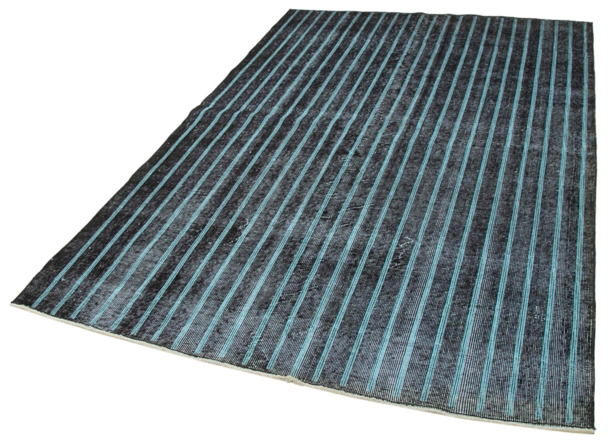 Geometric Carpet Siyah Geometrik Pamuk Yün El Dokuma Halısı 163x261 Agacan