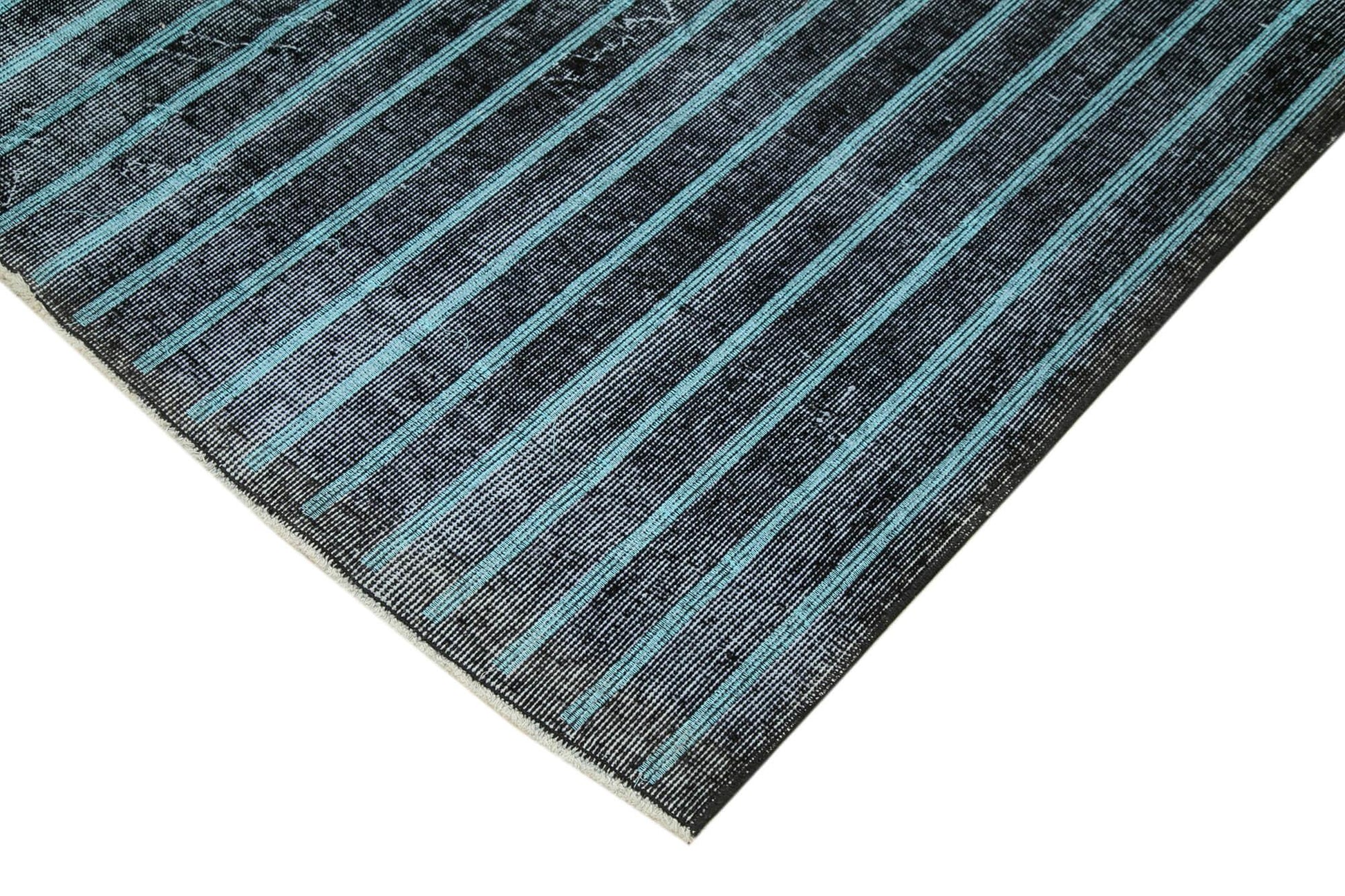 Geometric Carpet Siyah Geometrik Pamuk Yün El Dokuma Halısı 163x261 Agacan