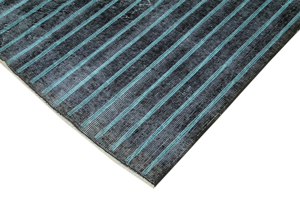Geometric Carpet Siyah Geometrik Pamuk Yün El Dokuma Halısı 163x261 Agacan