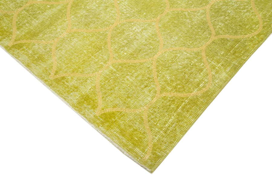 6 Metrekare El Dokuma Yün Halı Geometrik Sarı Detaylı 214x300 cm 28244 – Oturma odası kullanımı