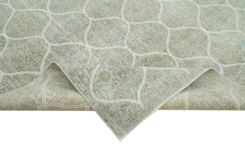 Geometric Carpet Gri Geometrik Pamuk Yün El Dokuma Halısı 200x310 Agacan