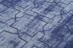 Geometric Carpet Mor Geometrik Pamuk Yün El Dokuma Halısı 173x268 Agacan