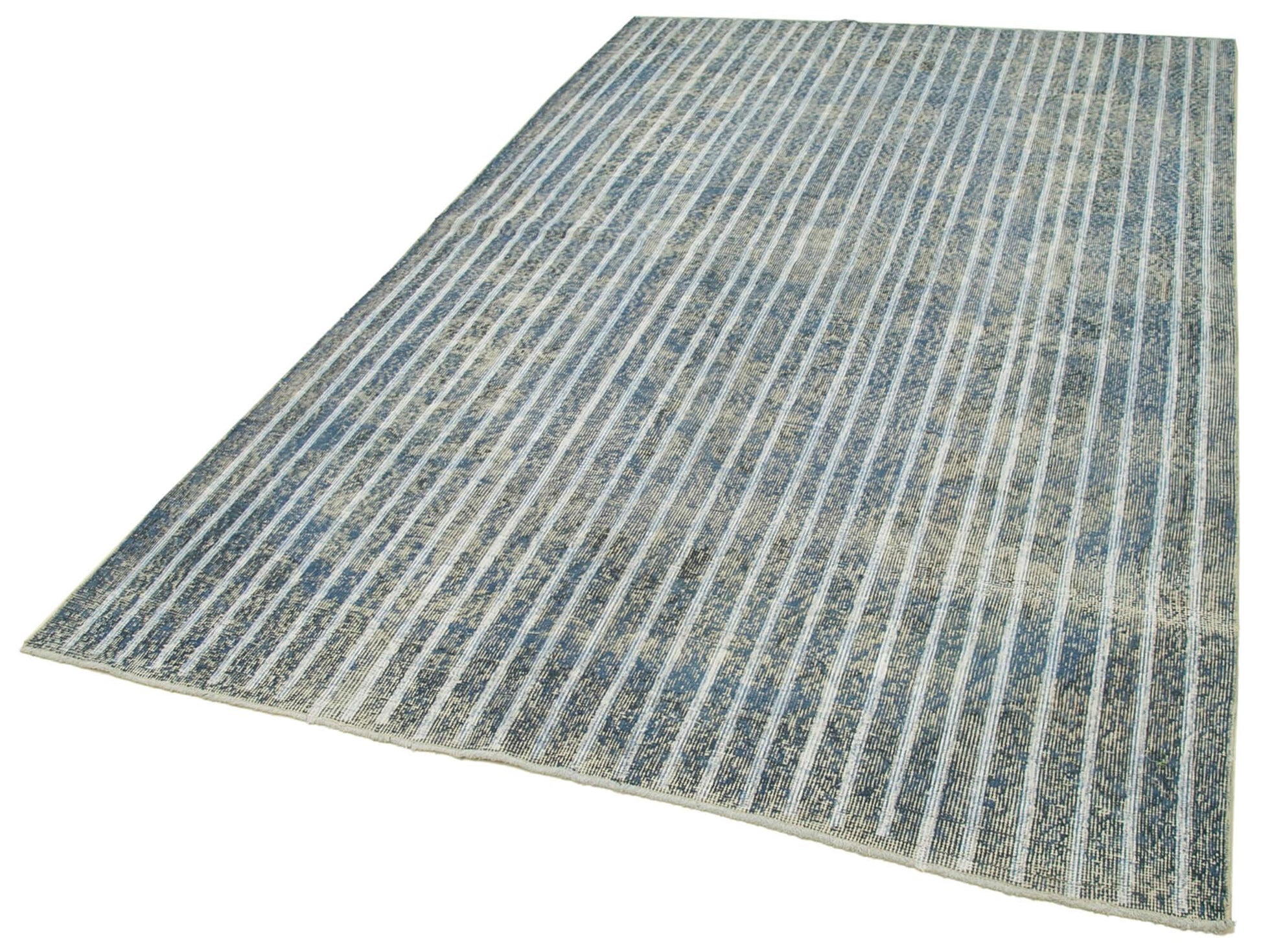 Geometric Carpet Gri Geometrik Pamuk Yün El Dokuma Halısı 170x277 Agacan