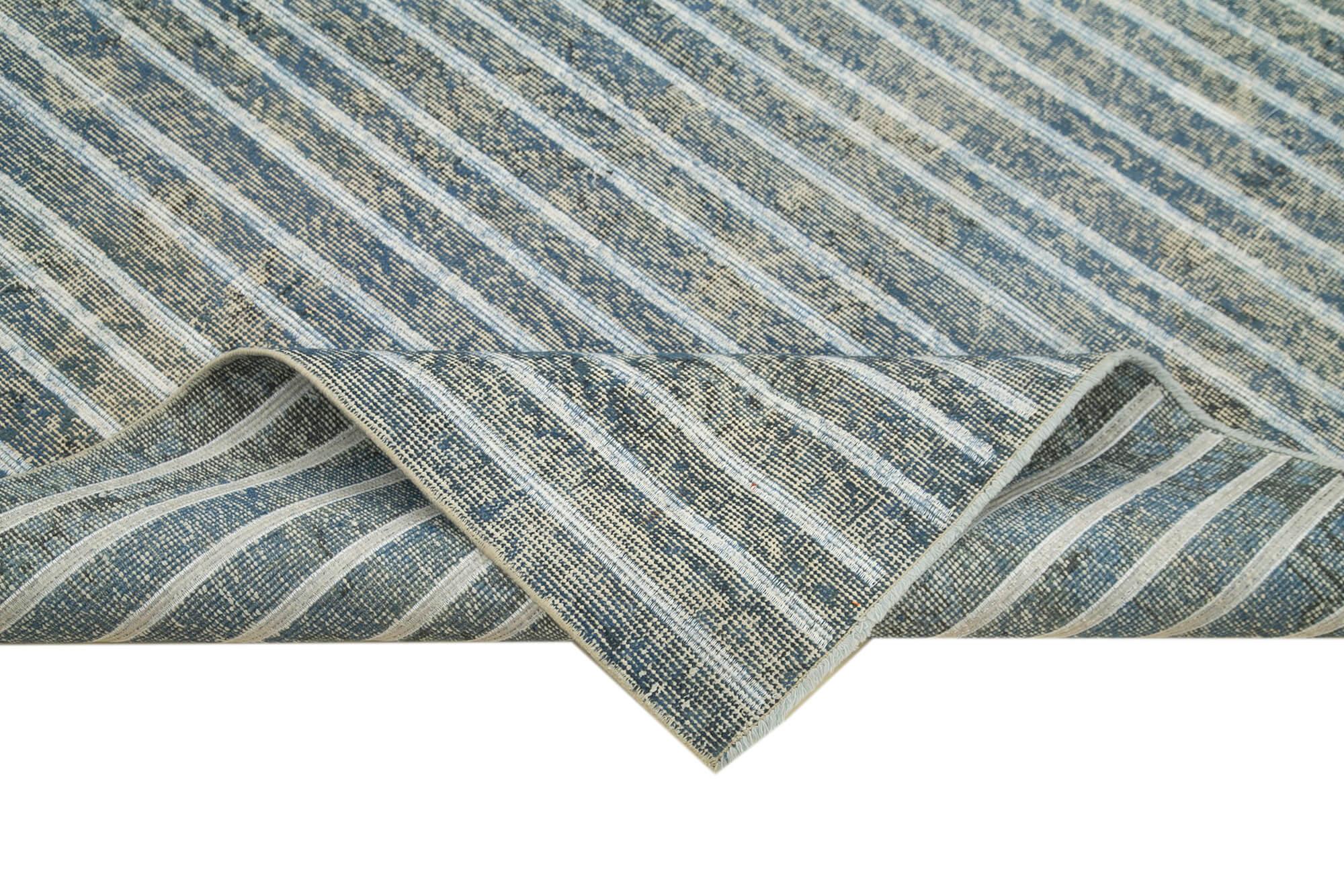 Geometric Carpet Gri Geometrik Pamuk Yün El Dokuma Halısı 170x277 Agacan