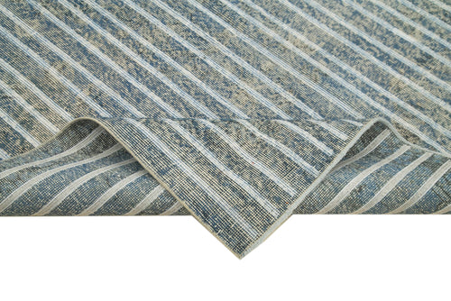 Geometric Carpet Gri Geometrik Pamuk Yün El Dokuma Halısı 170x277 Agacan