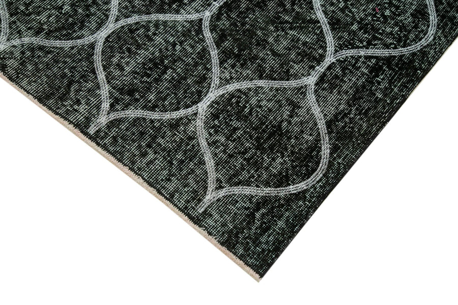 Antrasit Gri Halı Yolluk Geometrik Gri Detaylı Modern Stil 145x385 cm 28339 – Oturma odası kullanımı