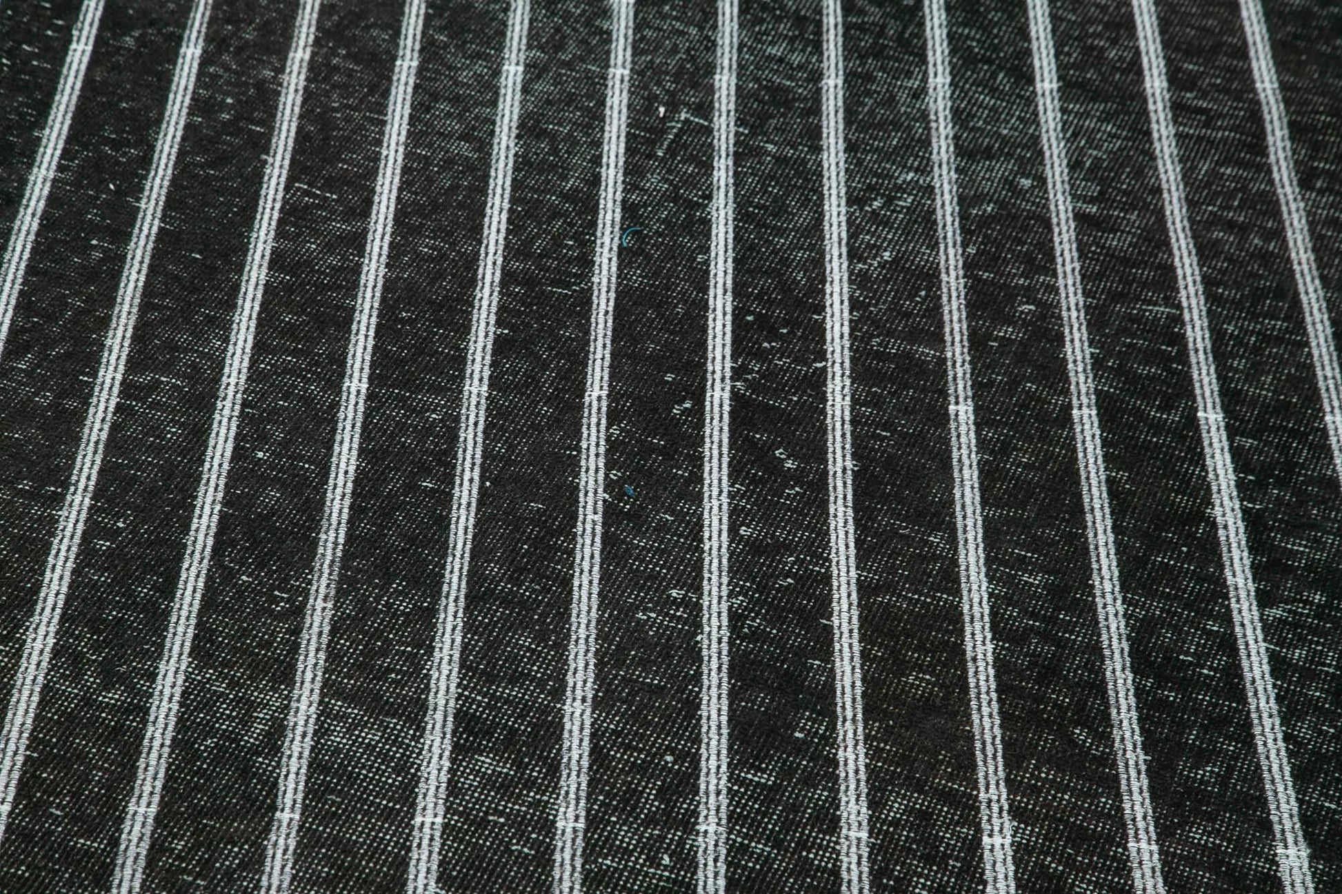 Geometric Carpet Siyah Geometrik Pamuk Yün El Dokuma Halısı 150x400 Agacan