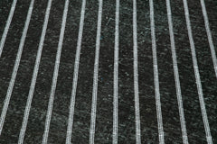 Geometric Carpet Siyah Geometrik Pamuk Yün El Dokuma Halısı 150x400 Agacan