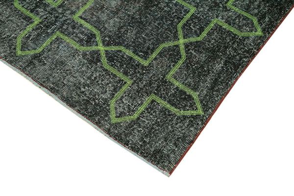 Geometric Carpet Gri Geometrik Pamuk Yün El Dokuma Halısı 142x372 Agacan