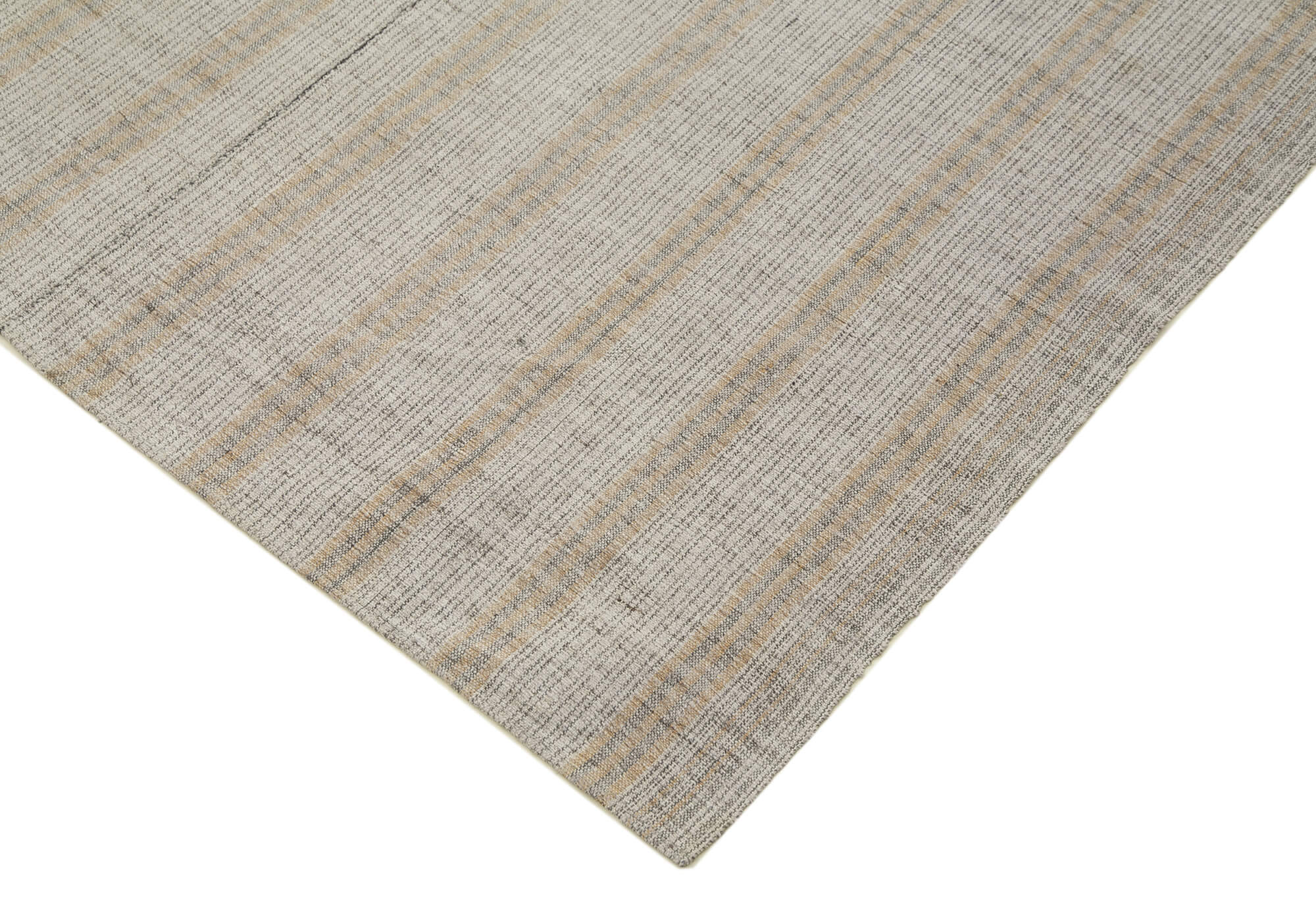 Striped Kilim Mor Çizgili Pamuk Yün El Dokuma Halısı 196x355 Agacan
