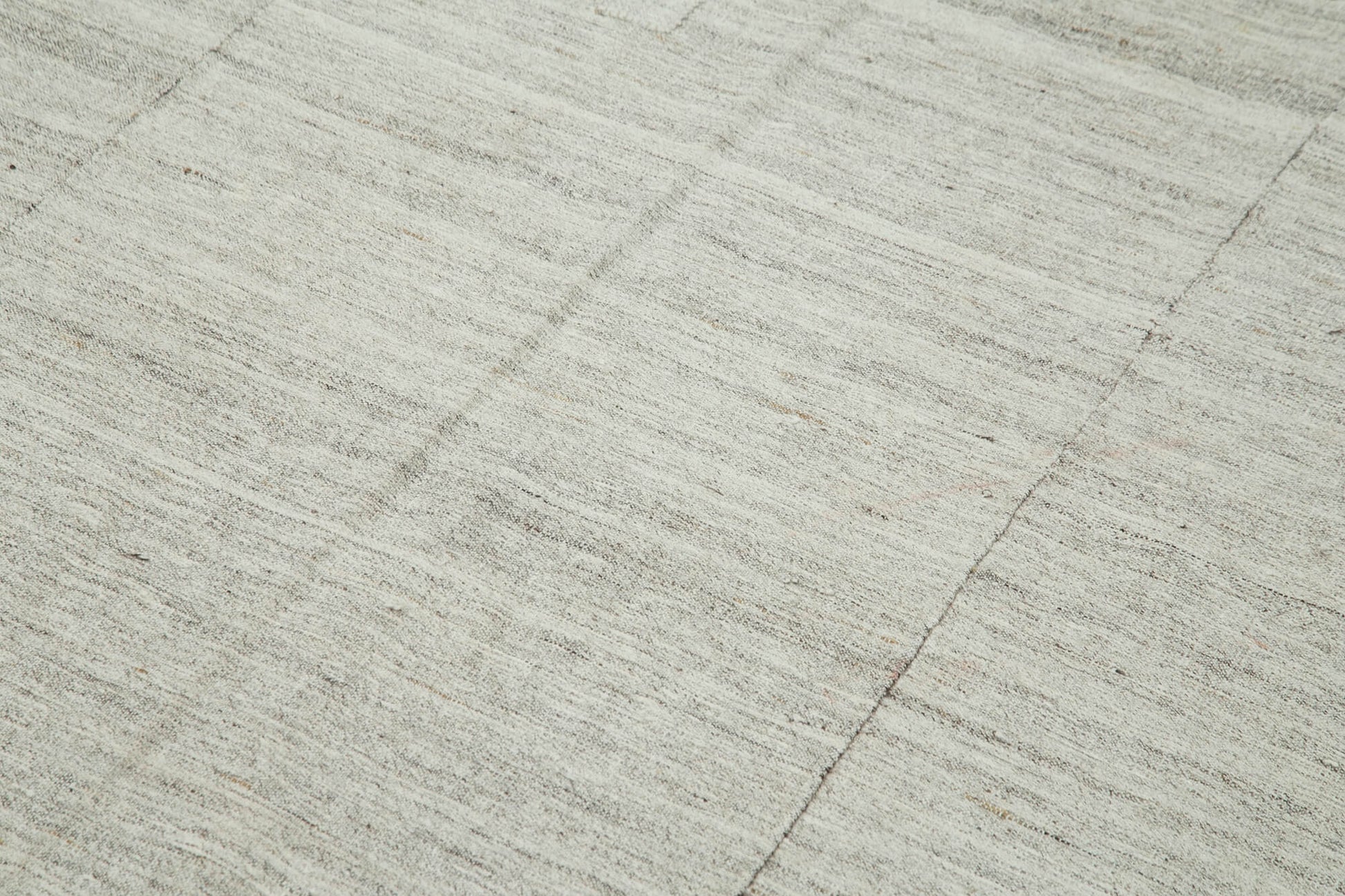 Striped Kilim Bej Çizgili Pamuk Yün El Dokuma Halısı 181x309 Agacan