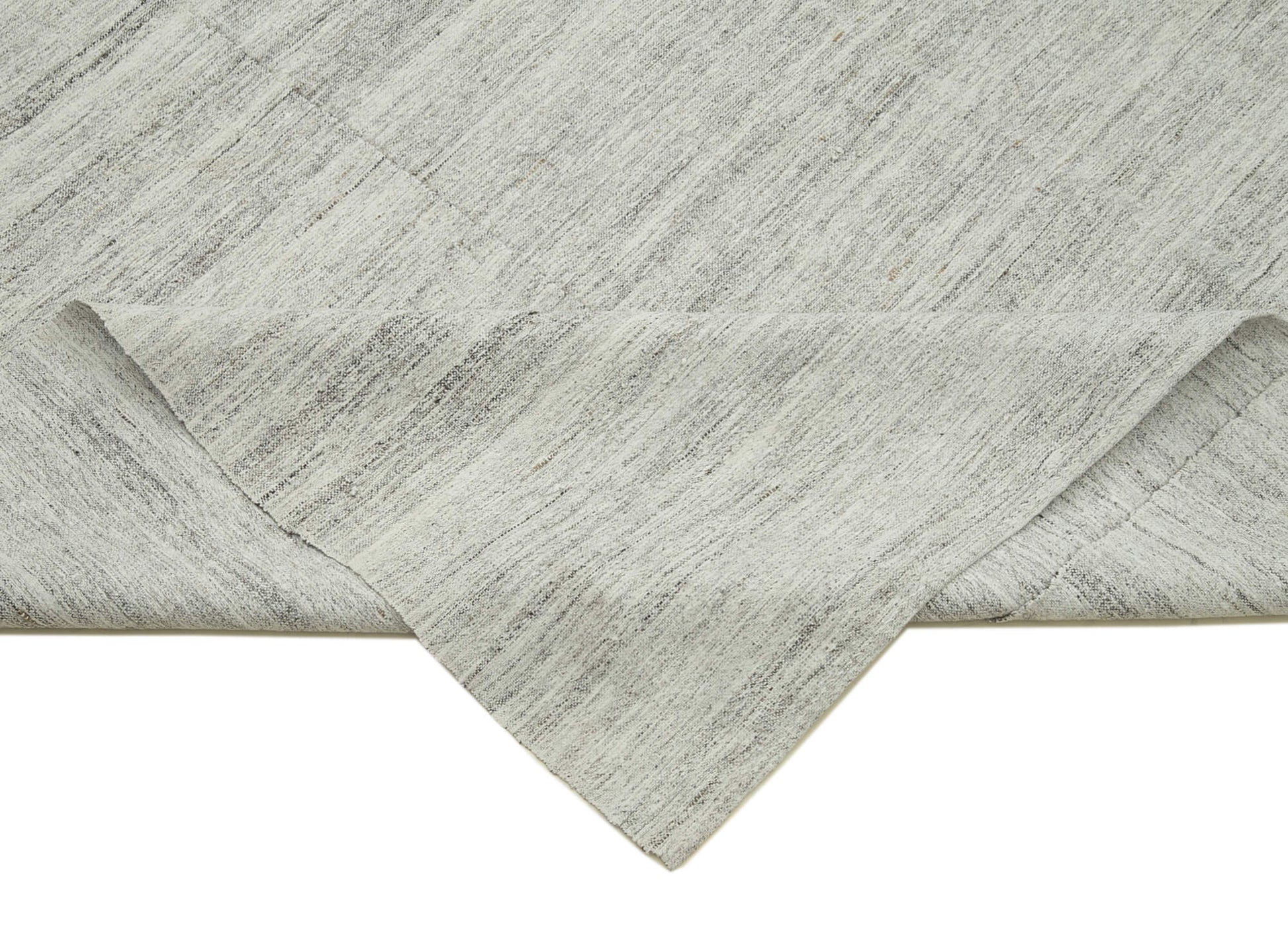 Striped Kilim Bej Çizgili Pamuk Yün El Dokuma Halısı 181x309 Agacan