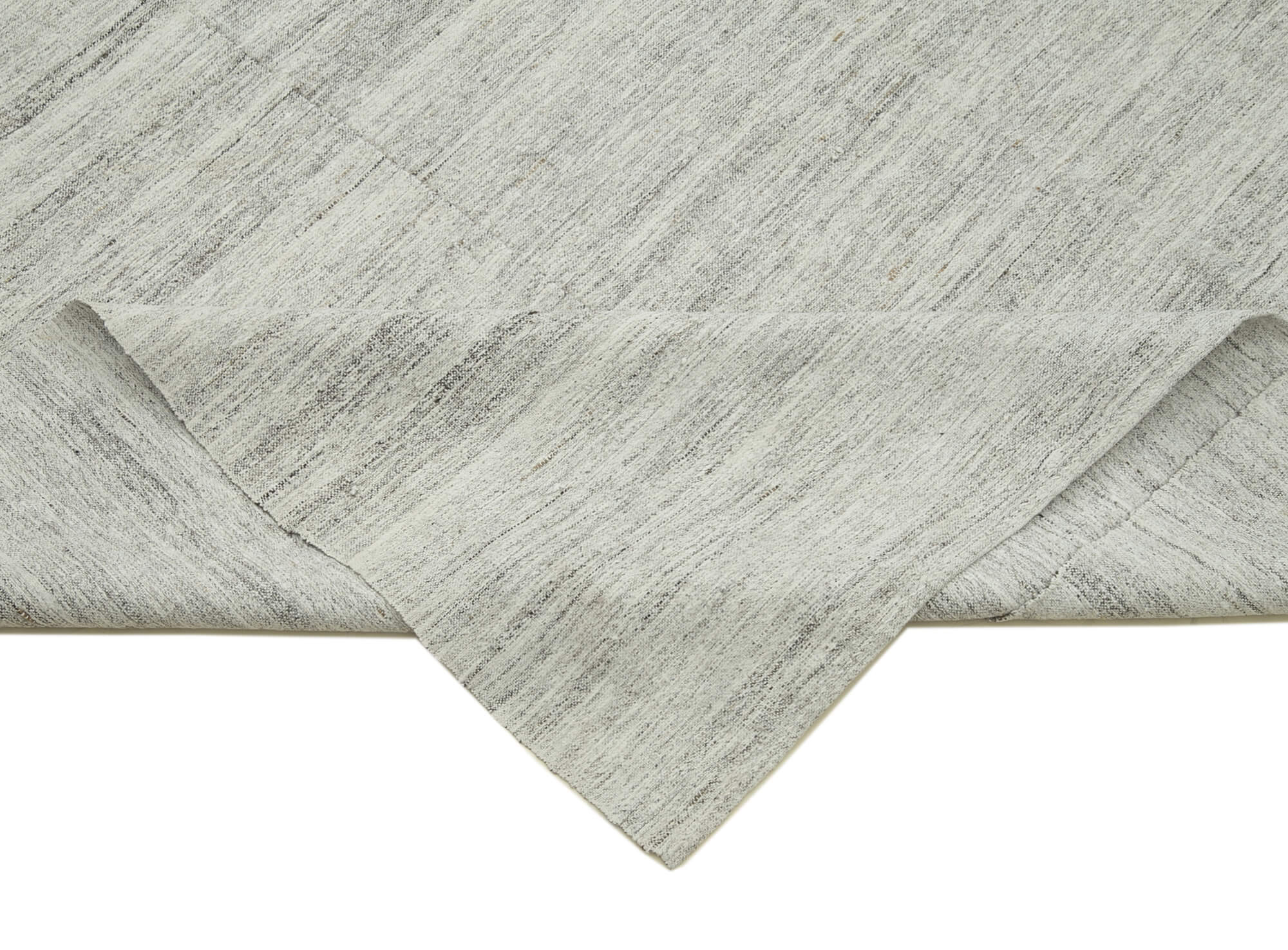 Striped Kilim Bej Çizgili Pamuk Yün El Dokuma Halısı 181x309 Agacan