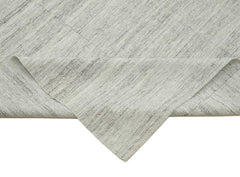 Striped Kilim Bej Çizgili Pamuk Yün El Dokuma Halısı 181x309 Agacan