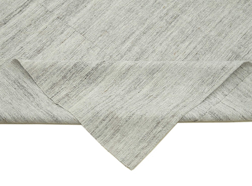 Striped Kilim Bej Çizgili Pamuk Yün El Dokuma Halısı 181x309 Agacan