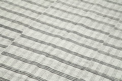 Striped Kilim Bej Çizgili Pamuk Yün El Dokuma Halısı 165x278 Agacan