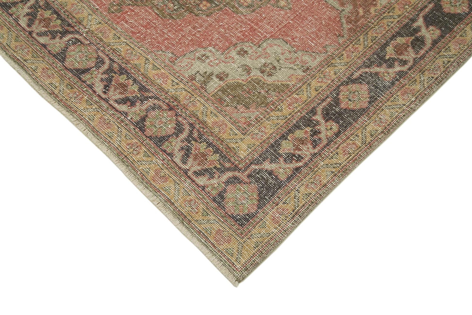 Zile Bej Eskitme Pamuk Yün El Dokuma Halısı 144x379 Agacan