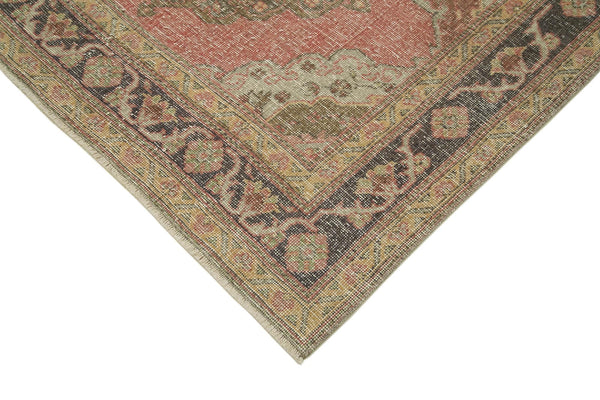 Zile Bej Eskitme Pamuk Yün El Dokuma Halısı 144x379 Agacan