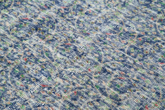 Checkered Kilim Mavi Damalı Pamuk Yün El Dokuma Halısı 151x213 Agacan