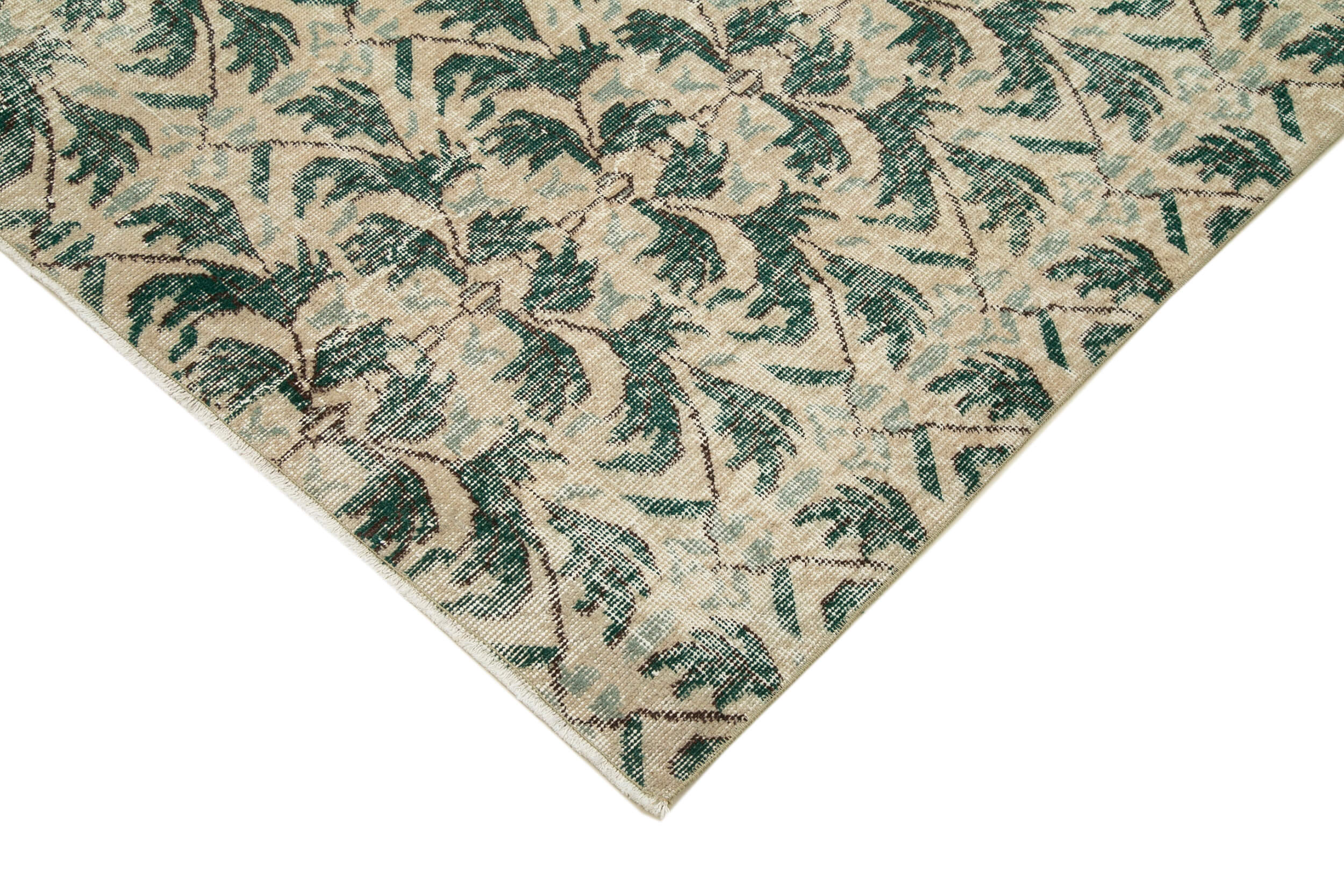 Checkered Kilim Bej Damalı Pamuk Yün El Dokuma Halısı 153x262 Agacan