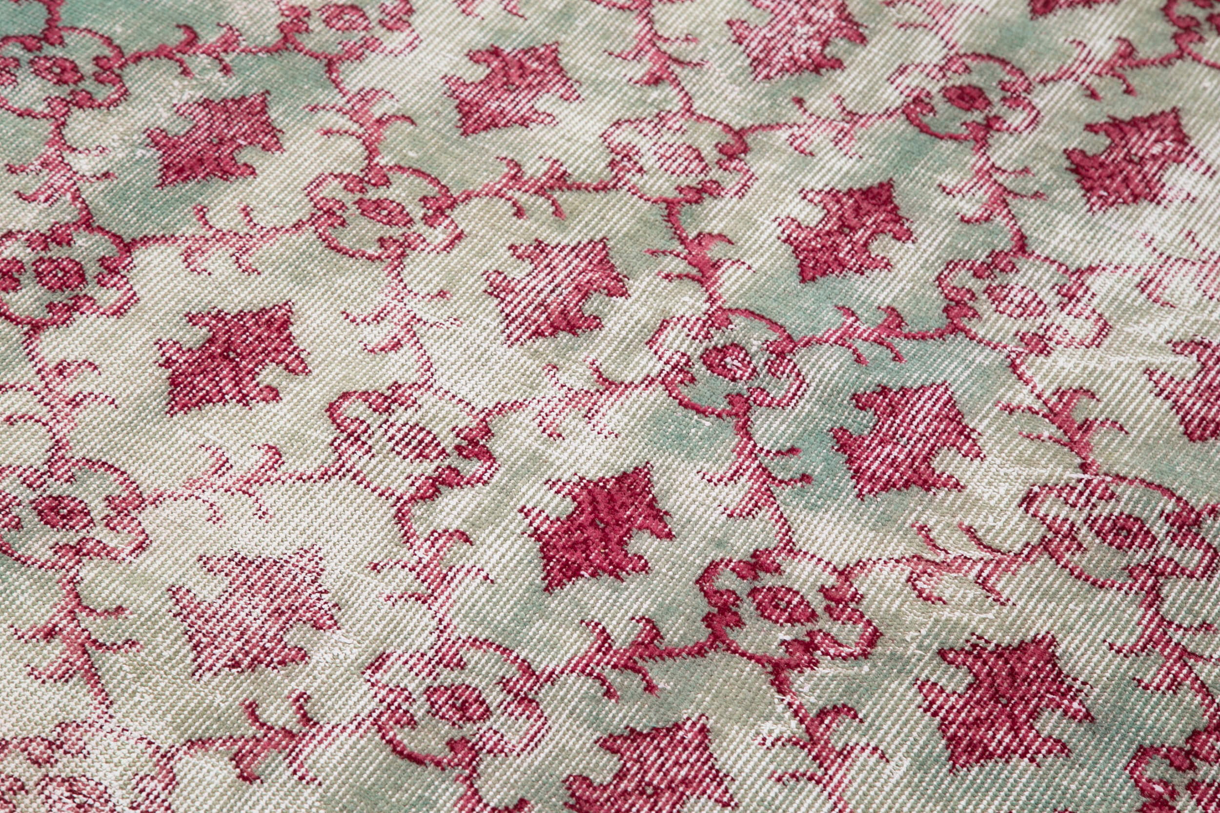 Checkered Kilim Kırmızı Damalı Pamuk Yün El Dokuma Halısı 166x275 Agacan