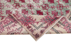 Checkered Kilim Kırmızı Damalı Pamuk Yün El Dokuma Halısı 166x275 Agacan