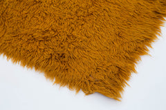 Tulu Turuncu Geometrik Pamuk Yün El Dokuma Halısı 138x215 Agacan