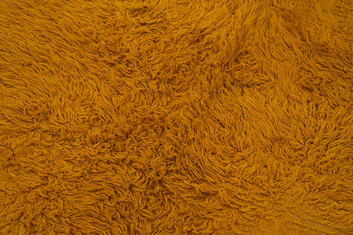 Tulu Turuncu Geometrik Pamuk Yün El Dokuma Halısı 138x215 Agacan