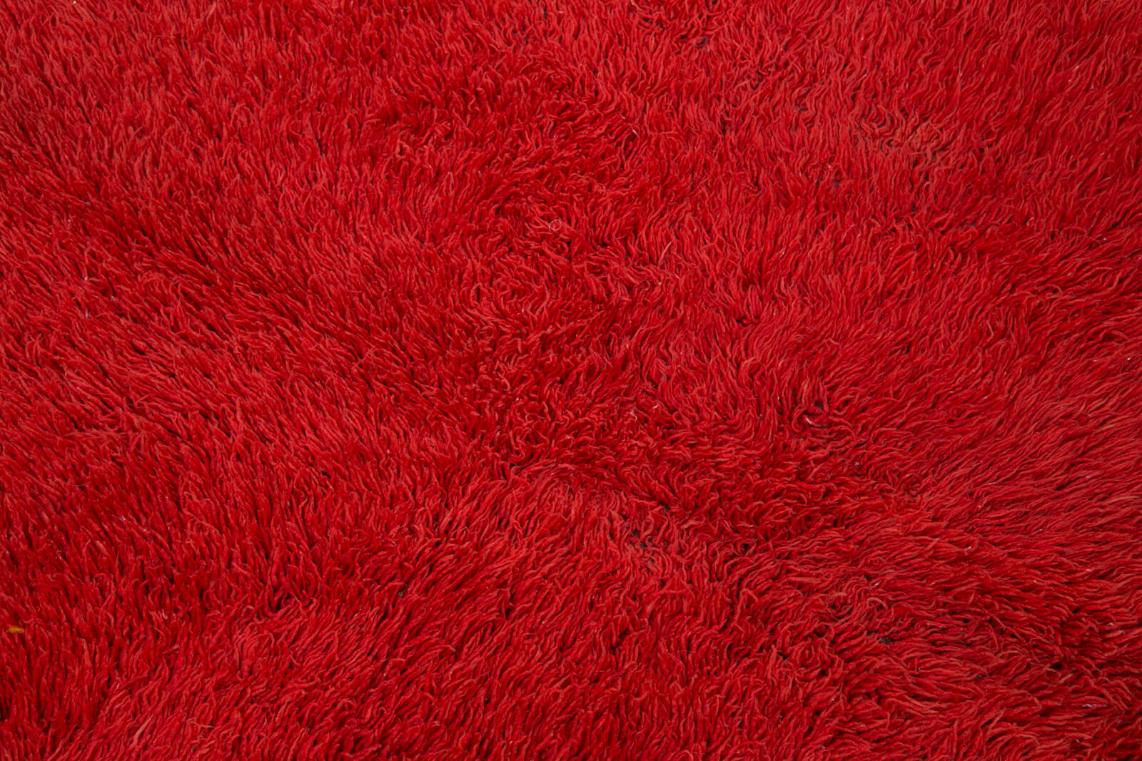 Tulu Kırmızı Geometrik Pamuk Yün El Dokuma Halısı 153x203 Agacan