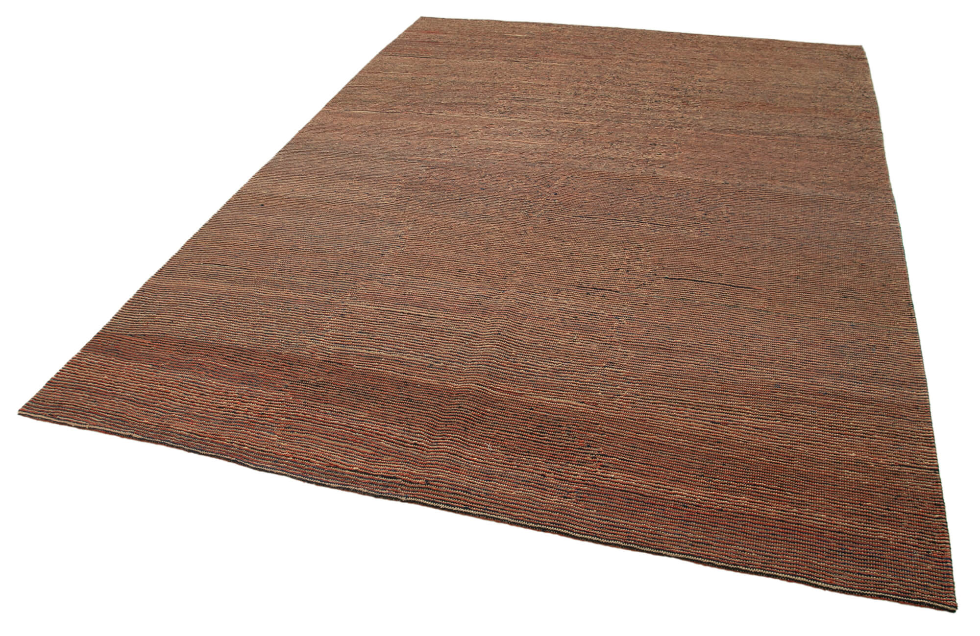 Zollanvari Kahverengi Modern Yün El Dokuma Halısı 219x313 Agacan