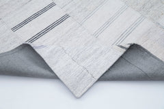 Kırk Yama Bej Patchwork Pamuk Yün El Dokuma Halısı 203x299 Agacan