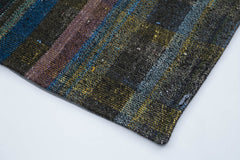 Kırk Yama Gri Patchwork Pamuk Yün El Dokuma Halısı 230x315 Agacan