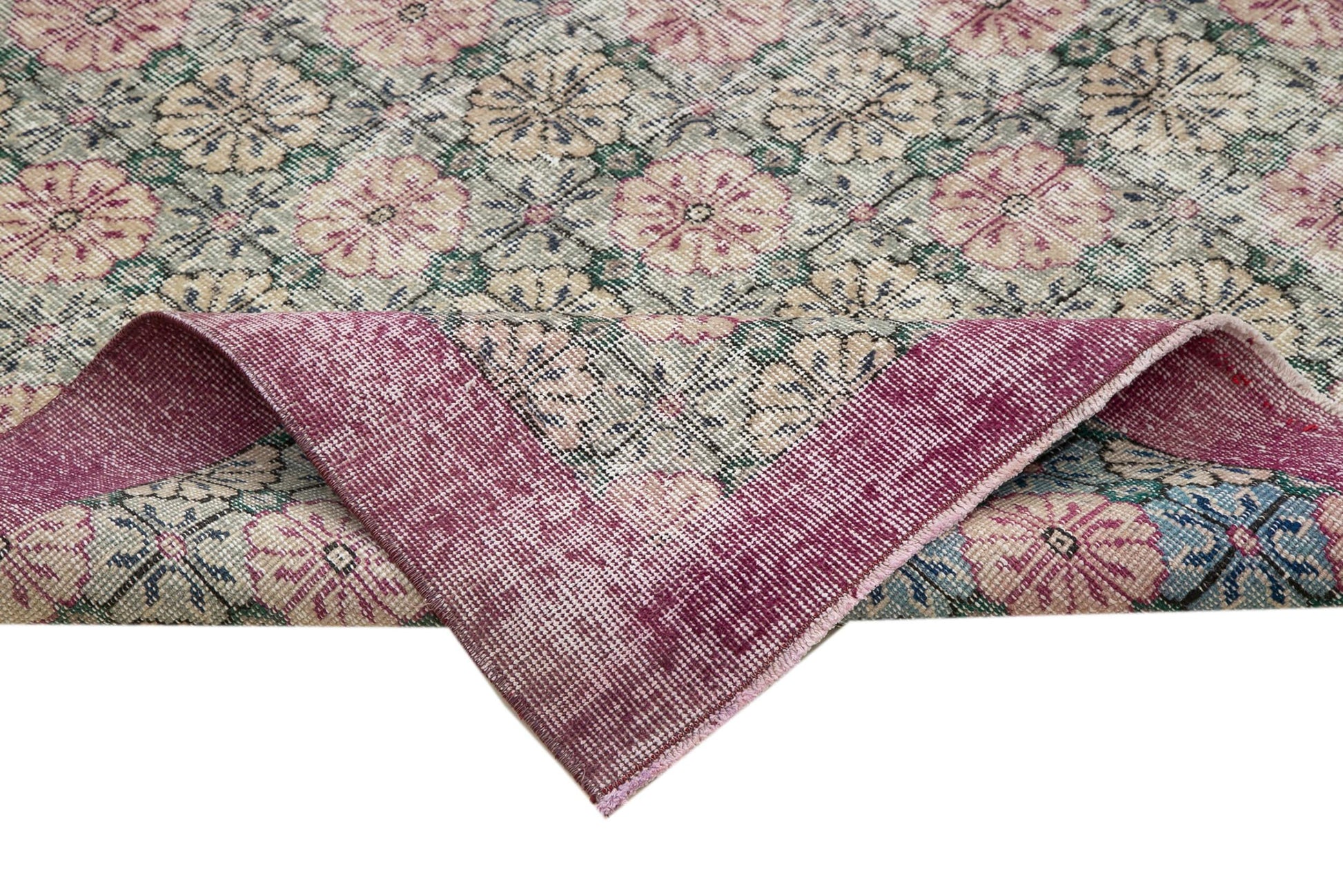 Checkered Kilim Kırmızı Damalı Pamuk Yün El Dokuma Halısı 148x243 Agacan