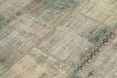 Kırk Yama Gri Patchwork Pamuk Yün El Dokuma Halısı 140x203 Agacan